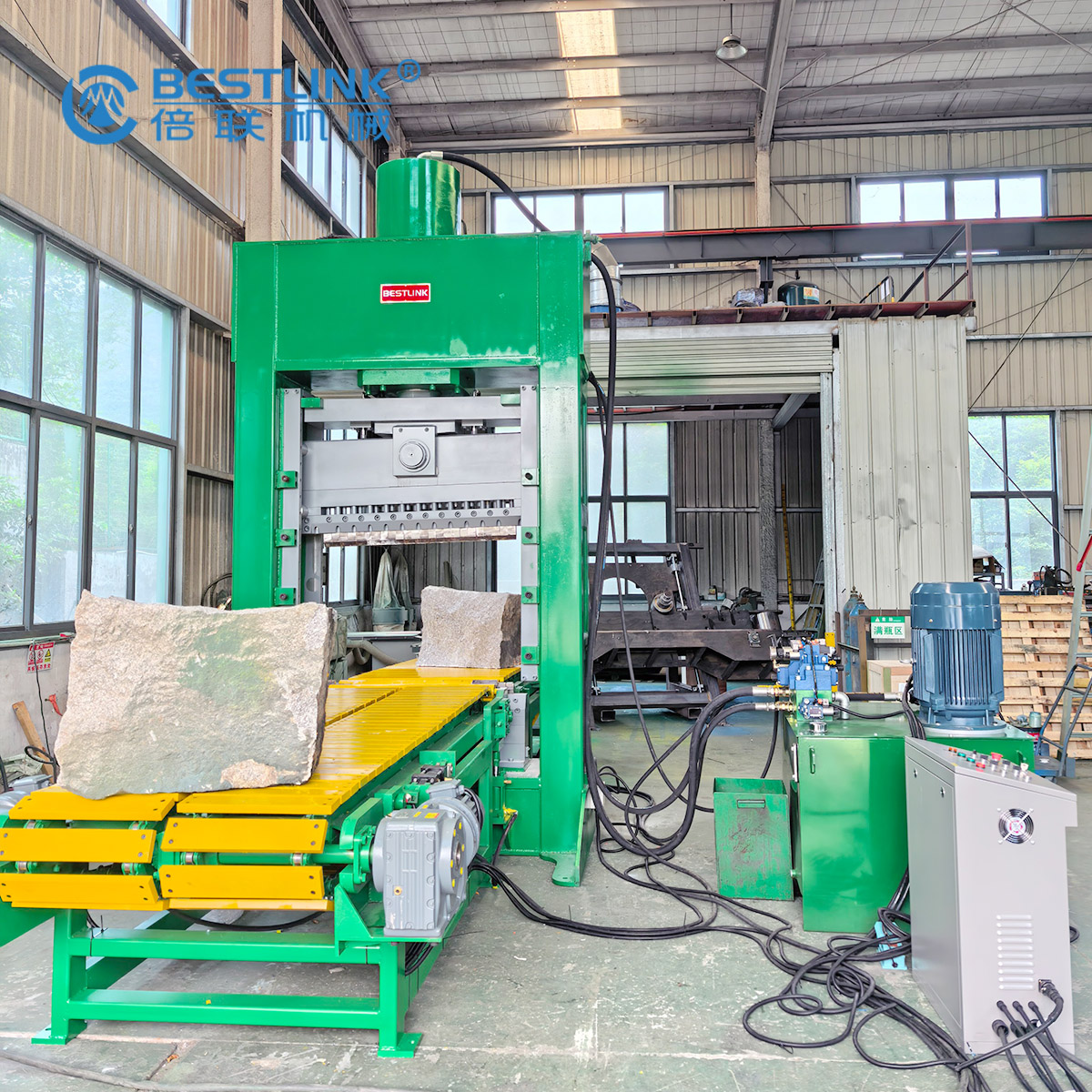 Máquina cortadora de guillotina de piedra de 320 toneladas de Bestlink Factory 