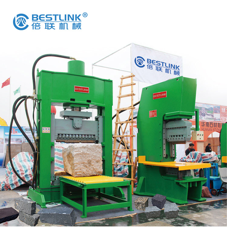 Bestlink Máquina de corte de granito de fábrica con fuerza de división de 100 toneladas para material de construcción de cara natural
