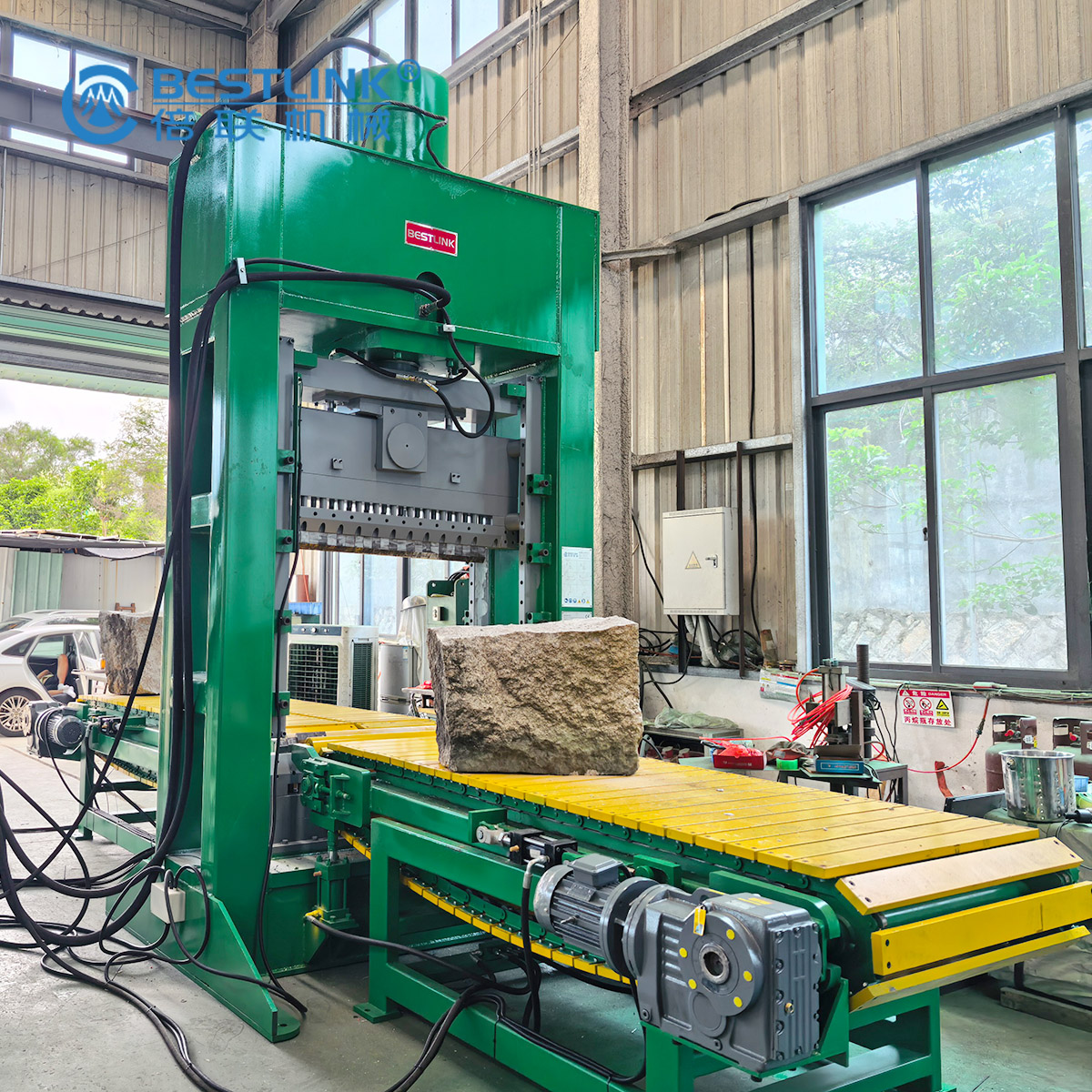 Máquina cortadora de guillotina de piedra de 320 toneladas de Bestlink Factory 