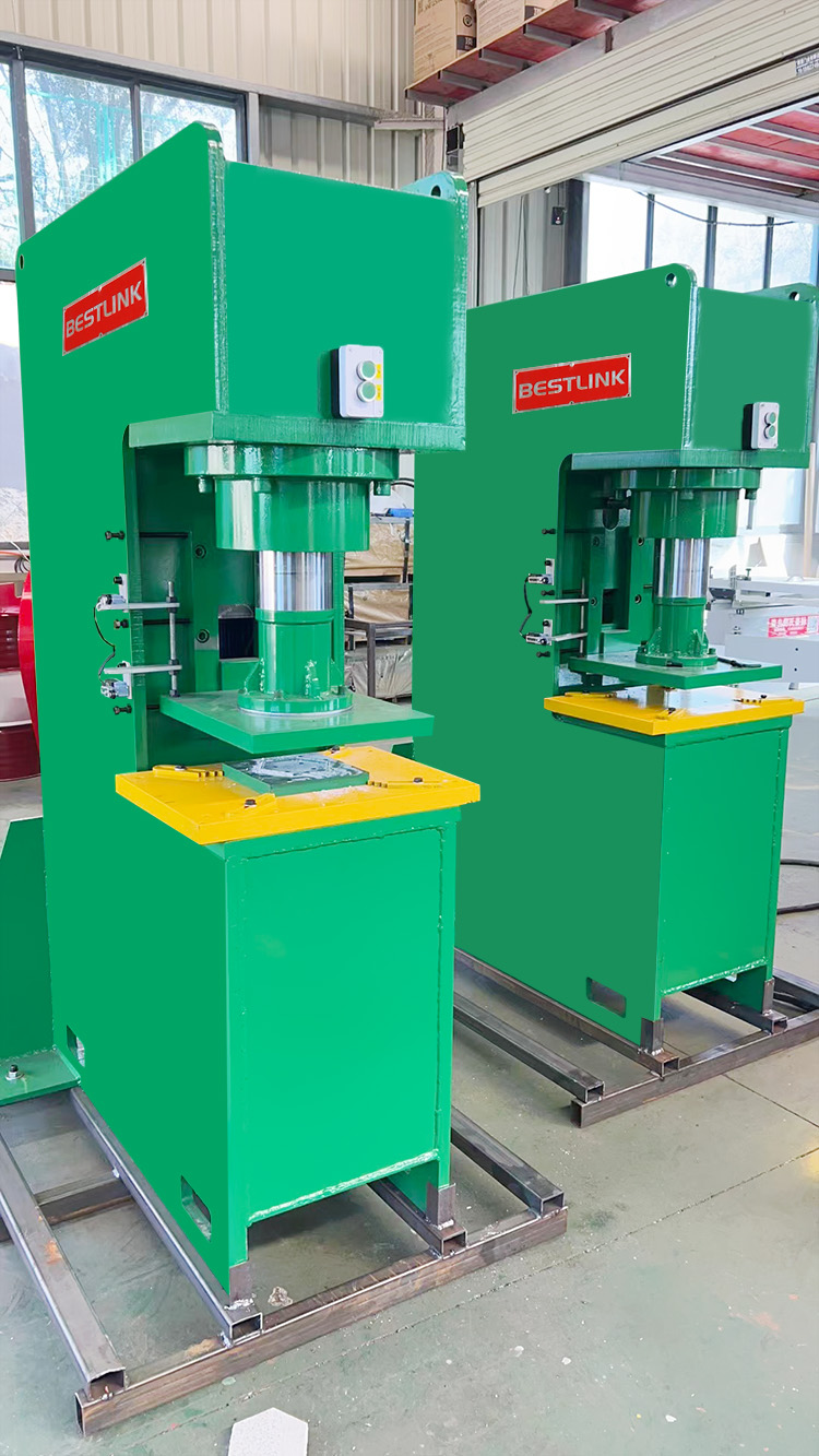 Bestlink Factory Price Hydraulic Press Machine para losas de mármol de desechos en baldosas de piedra de pavimento valoradas