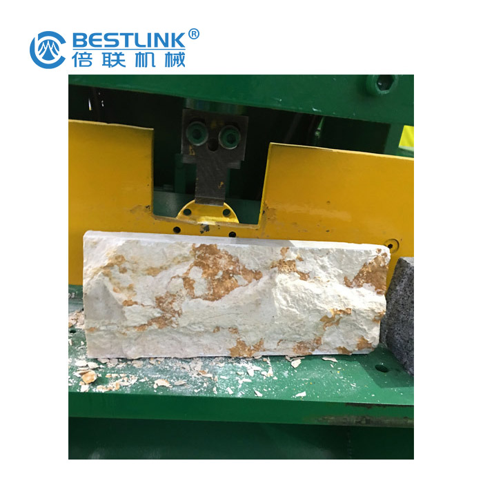 Máquina de división de piedra de seta automática de Bestlink Factory, cortador de piedra de superficie