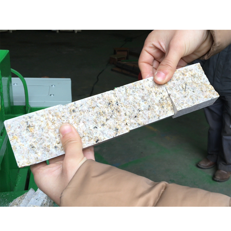 Máquina de división hidráulica de piedra de mosaico para cortar granito