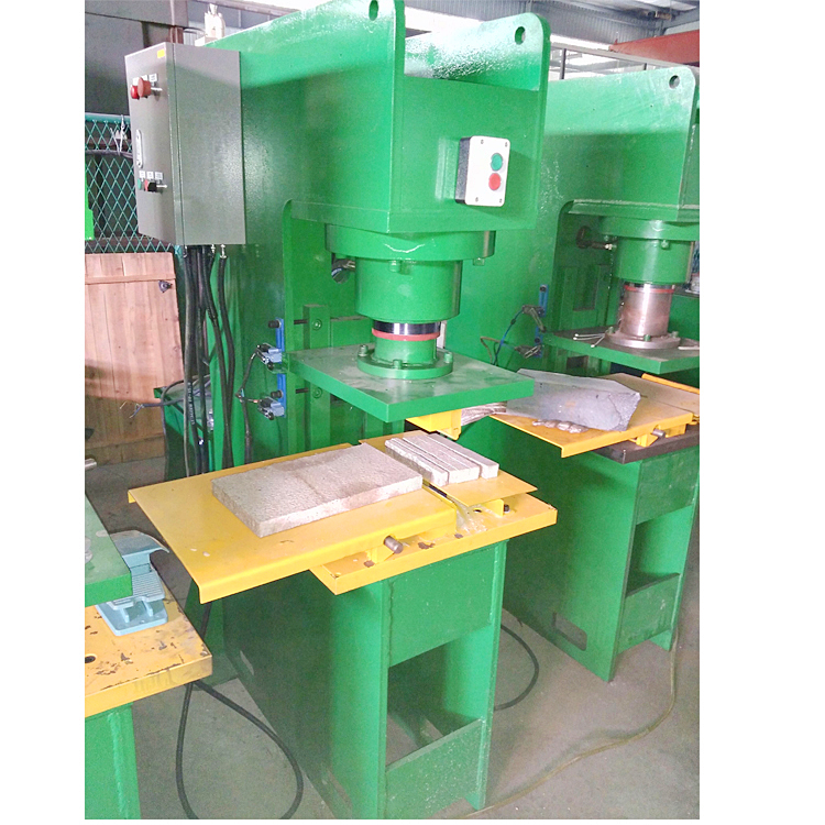 Bestlink Hydraulic Press Machine para fabricar adoquines a partir de la losa de mármol residual, más de 45 formas para elegir