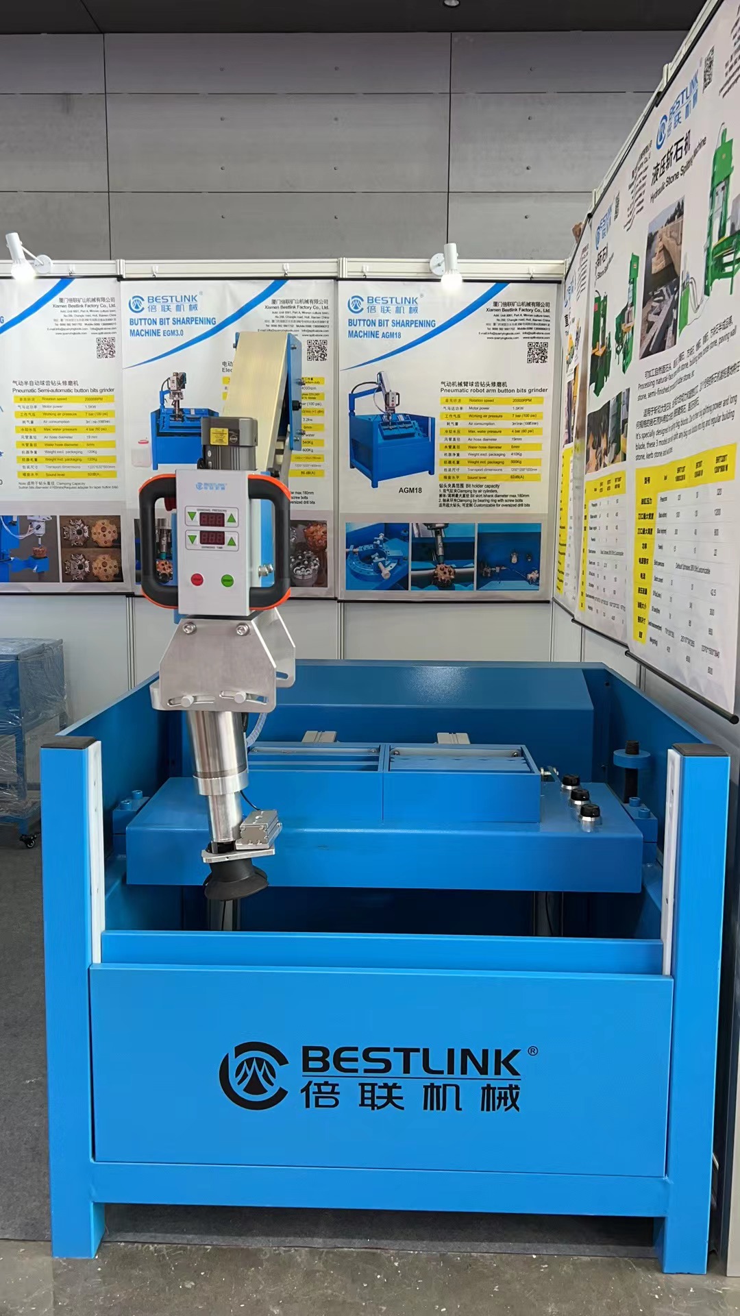 China eficiente neumático afilador carburo botón eléctrico molinillo de bits