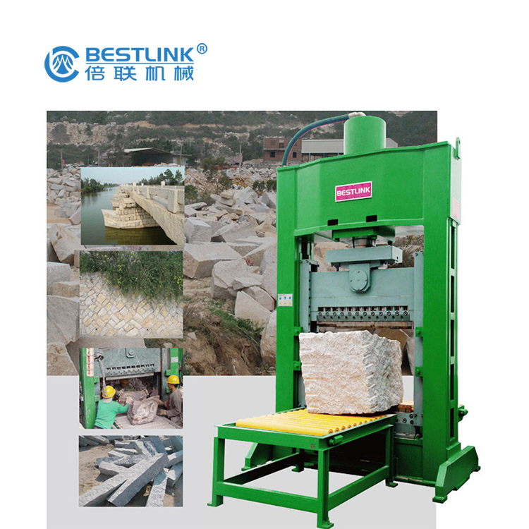 Máquina de guillotina de piedra Bestlink Factory para hacer piedras de pared